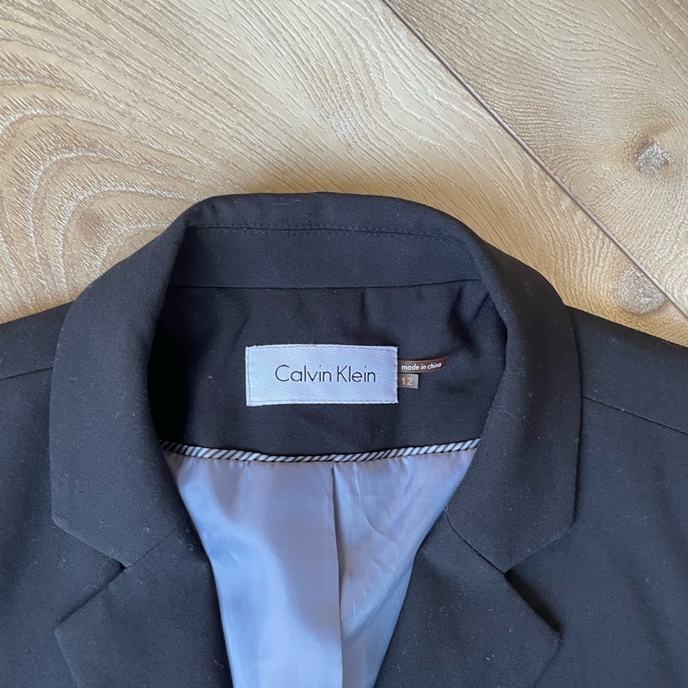 Calvin Klein Black Two Button Blazer - image 5